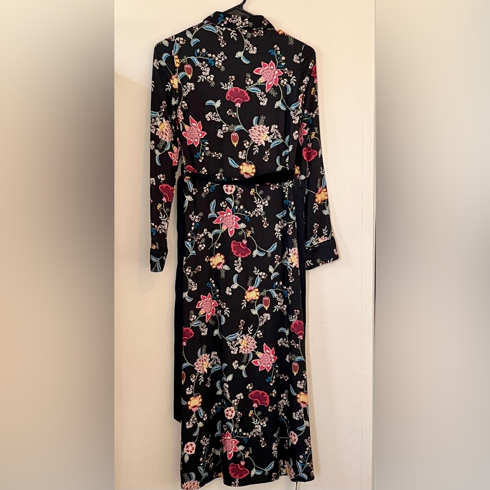 NWOT Elegant Zara trafaluc collection Multicolor Floral Long Sleeve Dress in XS - Picture 4 of 15